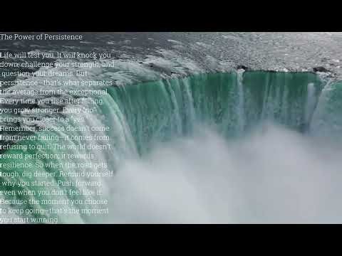 The Power of Persistence