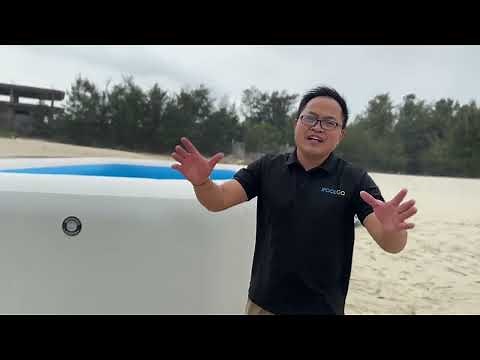 IPOOLGO inflatable above ground pool 16.5*10*4ft size Easy to Set up Review 🏊‍♂️