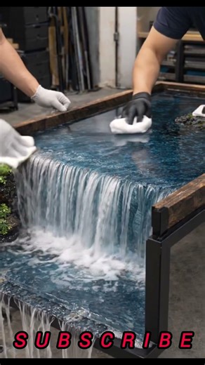 Building The Most Creative Resin Waterfall Coffee Table Ever!
