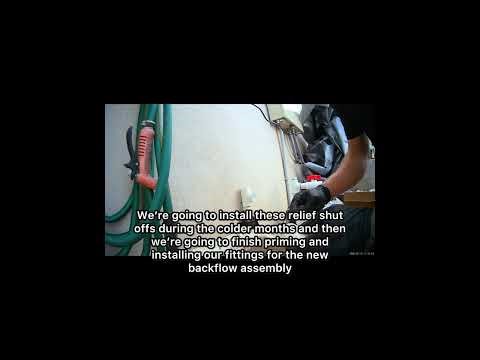 Backflow Replacement (instructional video)