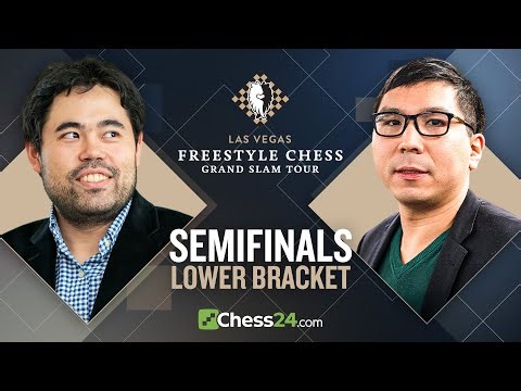 Freestyle Chess Grand Slam Las Vegas: Fabi v Hikaru! Arjun v Magnus! Lower Bracket SF! (Advanced)