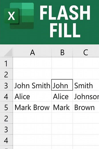 How to use flash fill effectively in excel 2025