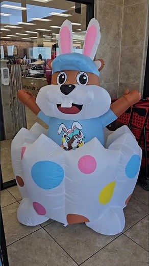 Buc-ee's Easter Bunny Animated Inflatable Easter Buc-cee Beaver Decoration