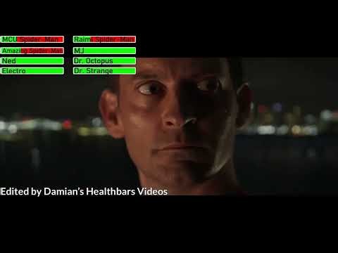 Spider-Man: No Way Home (2021) Final Battle with healthbars 3/4