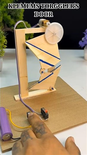 🥹KLEMENS TORGGLER'S DOOR withDcmotor project #youtubeshorts#dcmotor#experiment#tech#project