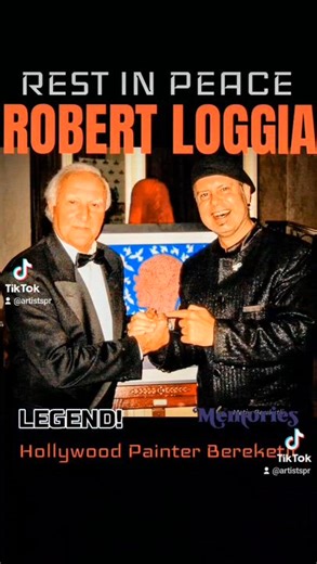 Robert Loggia! Rest In Peace... Hollywood Painter Metin Bereketli