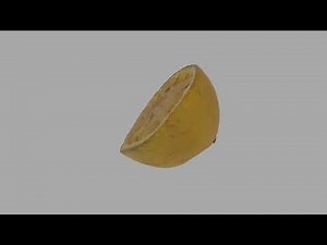 (FREE PRODUCT) Sliced Lemon 3D Model