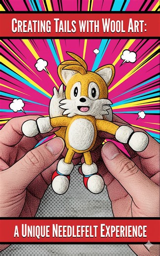 Creating Tails with Wool Art: A Unique Needlefelt Experience