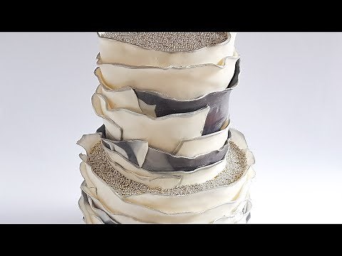 Rustic Fondant Ruffle Cake Tutorial- Rosie's Dessert Spot