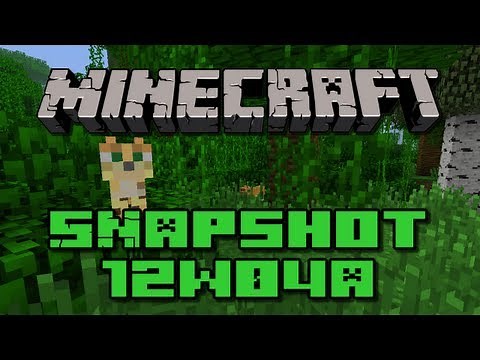Minecraft - Weekly Snapshot 12w04a [NEW MOB]