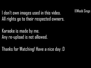 Death Note Ending 1 Karaoke with Lyrics (Alumina)