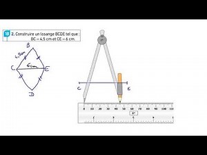 Construction d'un losange