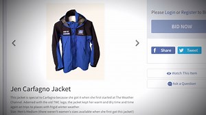 10K views · 38 reactions | Jen Carfagno explains why she donated one of her vintage Weather Channel jackets to our #ForecastingHope charity auction and the story behind it. All proceeds go toward helping victims of natural disasters. Bid on her jacket and numerous other items here: https://weloveweather.tv/auction/ | The Weather Channel | Facebook