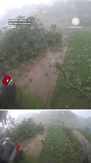 Devastating Tornado Damage Across Texas Neighborhood!