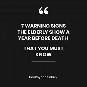Doctors and health experts often notice subtle warning signs in seniors that appear long before a serious decline in health. 🕊️ Many families miss these early clues — not because they don’t care, but because the changes seem small, “normal,” or easy to overlook. In this video, we break down 7 important signs the elderly may show a year before major health complications, so families can stay aware, supportive, and proactive. From sudden behavior changes to shifts in daily habits, these indicator