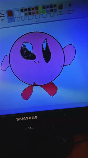 Drawing Kirby Speedrun Any% Record:7199
