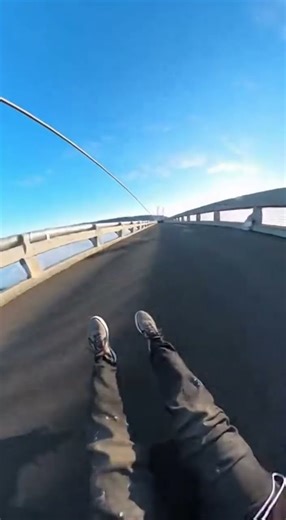 POV: Sky Bridge Slide - Edge Curve, Air Gap, Near Freefall