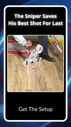 Clinical Sniper Shot Beats Solid Mini Hockey Goalie #shorts