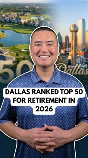 Dallas Ranked a Top 50 Best Place to Retire in 2026 | DFW Retirement Ranking