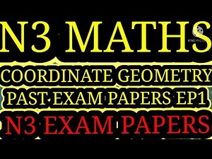 Mathematics N3 Co-ordinate Geometry Past Exam Papers and Memo ‪@mathszoneafricanmotives‬