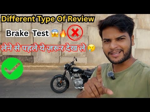 🔥 Bullet 350 Military Black 🥷🏽 Review & Brake Test 😱 Soaking Result | Real Ride Experience!