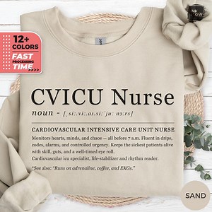 Funny Definition CVICU Sweatshirt, Cardiovascular Intensive Care Unit Nurse Hoodie, Funny CVICU Definition Sweater, Gift for CVICU Nurses - Etsy