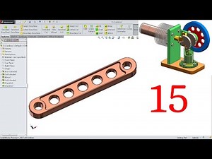 SolidWorks Tutorial | Stirling Engine | 15.Crankrod