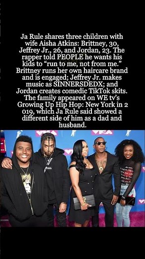 Ja Rule’s 3 Kids: Meet Brittney, Jeffrey Jr. and Jordan #shorts
