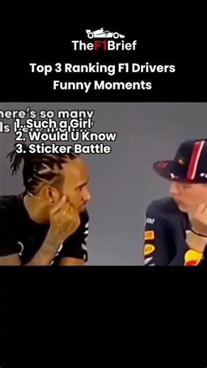 Top 3 Ranking F1 Drivers Funny Moments