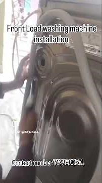 EASY Front Load Washing Machine Installation Made Simple Today.