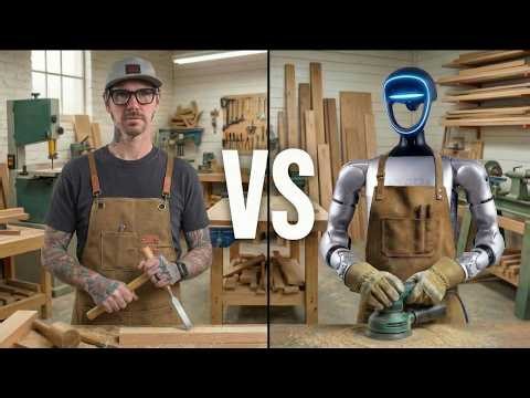 We Build 2 Tables - Robot vs. Man
