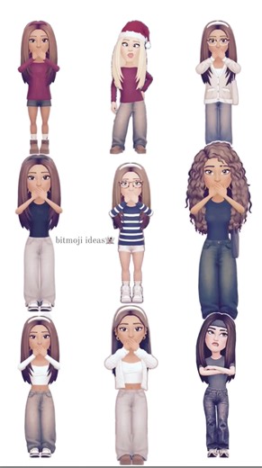 Bitmoji Outfits for girlys🩷 #givecredit #love #bitmojioutfit | bitmoji outfits