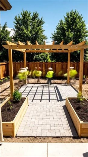 Pergola addition #pergola #bbq #backyarddesign #homedecor #homeproject #landscape