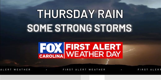 First Alert Weather Day Thursday for widespread showers and storms