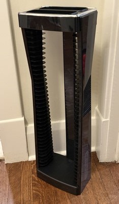 Level Up Video Game DVD Storage Tower Organizer 36 Disc Slot Capacity Black | eBay