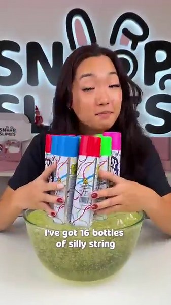 Adding Silly String To Slime 🤔