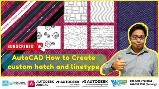AutoCAD Custom Hatch and Linetype Creation Tutorial | Acad Systems posted on the topic | LinkedIn