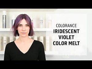 Iridescent Violet Hair Color Melt Tutorial | Colorance | Goldwell Education Plus