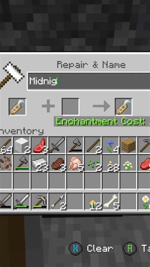 Minecraft - How Rename your Pet Using the Anvil