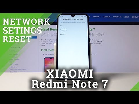 How to Fix Network Configuration in XIAOMI Redmi Note 7 - Reset Network Settings