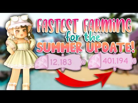 FASTEST way to FARM DIAMONDS for NEW SUMMER ACCESSORIES | Royale High Summer Update! (coming SOON)