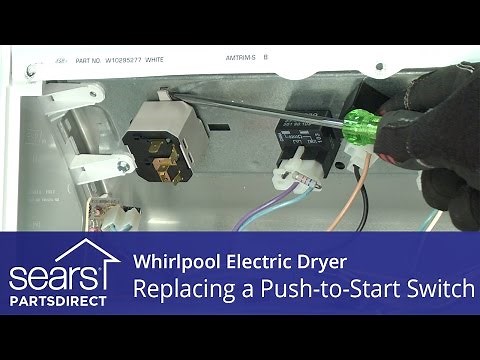 How to Replace a Whirlpool Electric Dryer Push-to-Start Switch