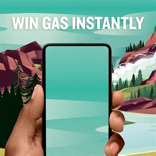 Win gas instantly when you play Wheel of Destiny in the My Phillips 66® App. Just pay for 8 or more gallons of gas using the app to play. Spin the wheel, win instantly. Download today. See official rules for details. While supplies last. Valid 5/24/21 - 9/12/21. http://P66gas.ly/6007y1gGJ | Phillips 66 Gas