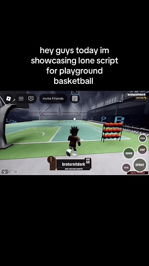Showcasing Lone Script for Roblox Playground Basketball