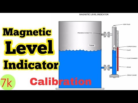 Magnetic Level Indicator ( Magnetic Level Gauge ) #calibration #instrumentation #level