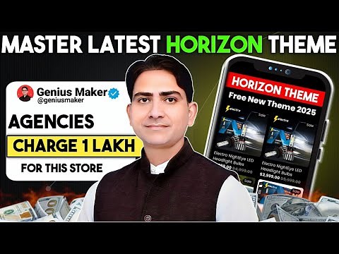 How to Set Up a Complete Shopify Store Using Horizon Theme Step-by-Step Guide for Beginners in 2025