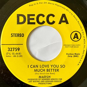 Marsh - I Can Love You So Much Better / Trip, Tumble And Fall