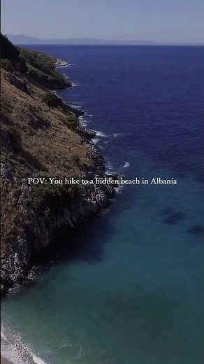 Albania’s best hidden beach? 🇦🇱