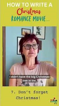 How to Write a Christmas Romance Movie - DAY 7 #christmasmovies