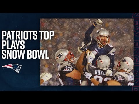 Patriots Top Plays from the 2001 Snow Bowl | Throwback